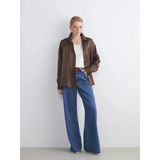 Lcw Modest Indigo Wideleg Kadın Jean Pantolon