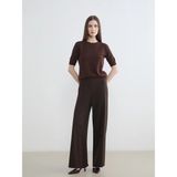 Lcw Modest Kahverengi Beli Lastikli Geniş Paça Kadın Eşofman Altı