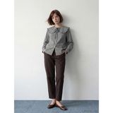 Lcw Modest Kahverengi Beli Lastikli Slouchy Fit Kadın Jean Pantolon