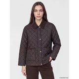 Lcw Modest Kahverengi Kadife Gömlek Yaka Leopar Desenli Kadın Şişme Mont