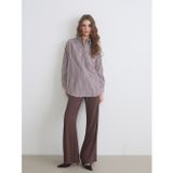 Lcw Modest Kahverengi Standart Fit Geniş Paça Kadın Pantolon
