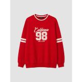Lcw Modest Kırmızı Baskılı Kadın Sweatshirt Tunik