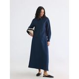 Lcw Modest Lacivert Beli Lastikli Modal Karışımlı Kloş Etek