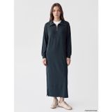 Lcw Modest Lacivert Dik Yaka A Kesim Sweat Elbise