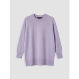 Lcw Modest Lila Bisiklet Yaka Kadın Triko Tunik
