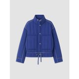 Lcw Modest Mavi Dik Yaka Oversize Kadın Şişme Mont