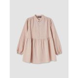 Lcw Modest Pembe Büzgülü Kadın Müslin Tunik