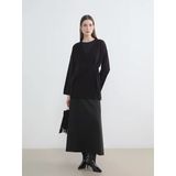 Lcw Modest Siyah Beli Lastikli Kloş Etek