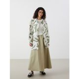 Lcw Modest Yeşil Beli Lastikli Kadın Kloş Etek