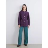 Lcw Modest Yeşil Standart Fit Geniş Paça Kadın Pantolon
