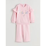 Lcw Pembe Kız Çocuk Sweatshirt ve Pantolon Takım - 1 - 2 Yaş