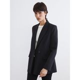 Lcw Siyah Kruvaze Yaka Kadın Blazer Ceket - M