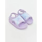 Lcw Steps Lila Cırt Cırtlı Kız Bebek Plaj Sandaleti