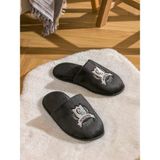 Lcw Steps Nakışlı Erkek Ev Terliği (W5) - Black