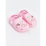 Lcw Steps Pembe Baskılı Kız Bebek Plaj Sandaleti