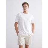 LCW SWIMWEAR Bej Kısa Boy Basic Erkek Deniz Şortu