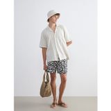 LCW SWIMWEAR Haki Kısa Boy Desenli Erkek Deniz Şortu