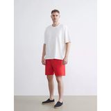 LCW SWIMWEAR Kırmızı Büyük Beden Kısa Boy Erkek Deniz Şortu