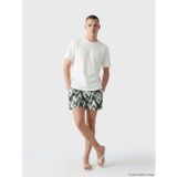 LCW SWIMWEAR Yeşil Kısa Boy Desenli Erkek Deniz Şortu