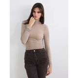 Lcw Vision Bej Dik Yaka Kadın Body