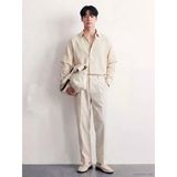 Lcw Vision Bej Loose Fit Erkek Pileli Pantolon