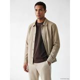 Lcw Vision Bej Regular Fit Gömlek Yaka Erkek Ceket
