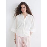 Lcw Vision Beyaz Oversize Kadın Gömlek