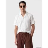 Lcw Vision Beyaz Regular Fit Dokulu Erkek Basic Gömlek