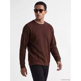 Lcw Vision Bordo Bisiklet Yaka Fitilli Erkek Sweatshirt