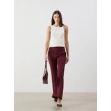 Lcw Vision Bordo Dar Fit Kadın Pantolon