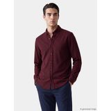 Lcw Vision Bordo Regular Fit Armürlü Erkek Gömlek - XL