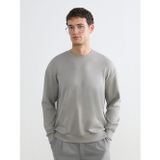 Lcw Vision Gri Bisiklet Yaka Erkek Sweatshirt