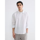 Lcw Vision Gri Regular Fit Çizgili Poplin Erkek Gömlek