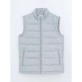 Lcw Vision Gri Slim Fit Dik Yaka Erkek Şişme Yelek
