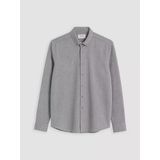 Lcw Vision Gri Slim Fit Dokulu Erkek Gömlek