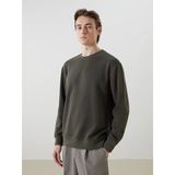 Lcw Vision Haki Bisiklet Yaka Uzun Kollu Erkek Sweatshirt