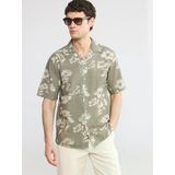 Lcw Vision Haki Regular Fit Desenli Erkek Gömlek