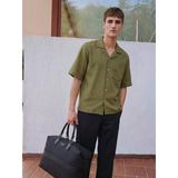 Lcw Vision Haki Regular Fit Resort Yaka Erkek Viskon Gömlek