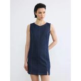 Lcw Vision İndigo Mini Jean Elbise