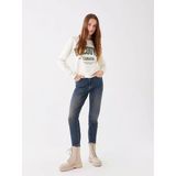 Lcw Vision İndigo Mom Fit Kadın Jean Pantolon