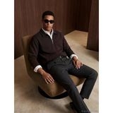 Lcw Vision Kahverengi Polo Yaka Erkek Sweatshirt