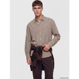 Lcw Vision Kahverengi Regular Fit Ekose Erkek Gömlek
