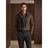 Lcw Vision Kahverengi Regular Fit Erkek Dokulu Gömlek - 2XL
