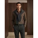 Lcw Vision Kahverengi Regular Fit Erkek Dokulu Gömlek