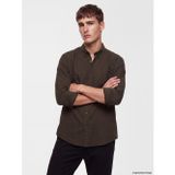 Lcw Vision Kahverengi Regular Fit Oxford Erkek Gömlek