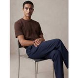 Lcw Vision Kahverengi Relaxed Fit Bisiklet Yaka Erkek Tişört