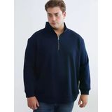 Lcw Vision Lacivert Dik Yaka Erkek Sweatshirt