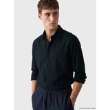 Lcw Vision Lacivert Regular Fit Erkek Dokulu Gömlek