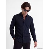 Lcw Vision Lacivert Slim Fit Dokulu Erkek Gömlek