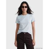 Lcw Vision Mavi Bisiklet Yaka Kadın Crop